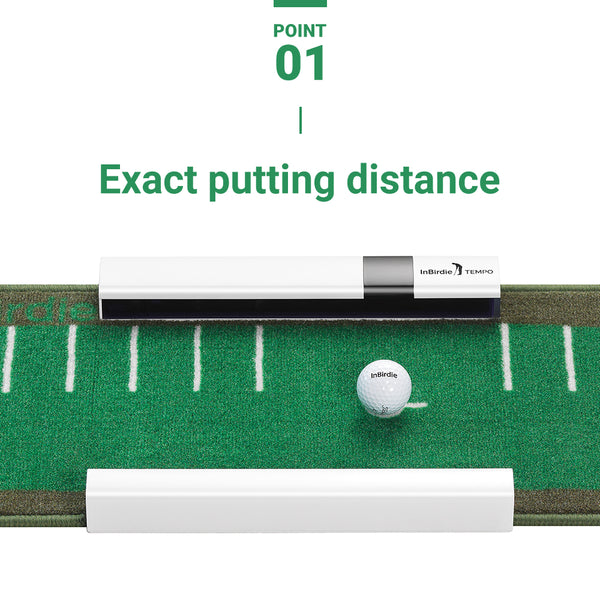 InBirdie Tempo Putting mat with a Digital Feedback on Putting