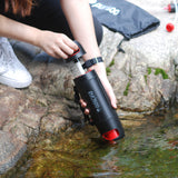 PURISOO - PORTABLE WATER PURIFIER BOTTLE (Military Green)