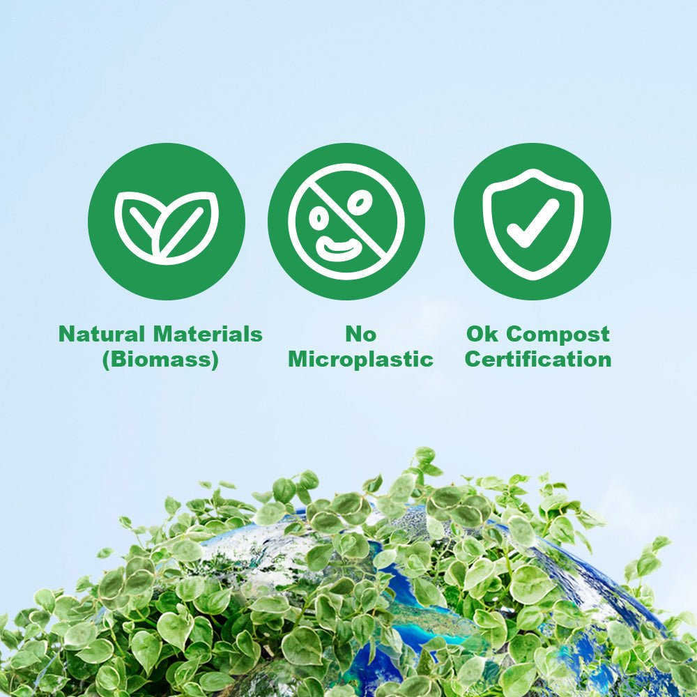 GreenHabit Sensitive Shower Ball - Biomass (PLA100%) No microplastic