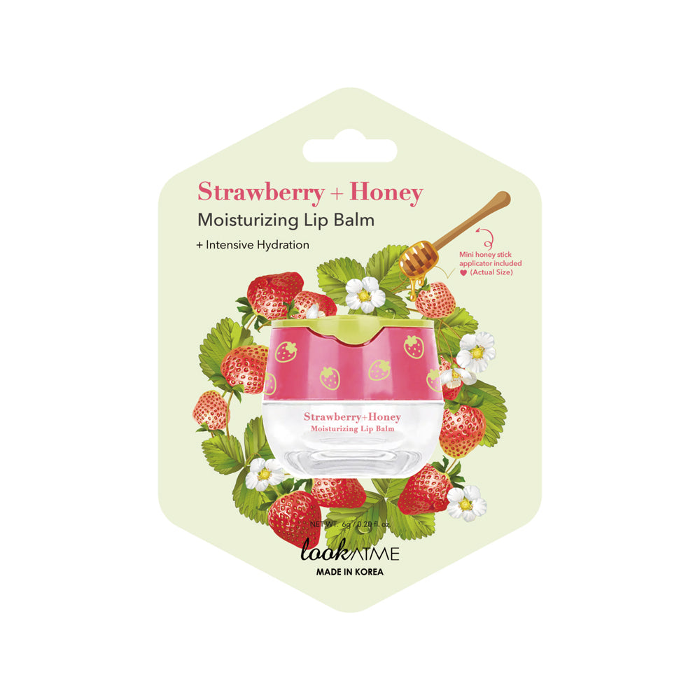 Strawberry+Honey Moisturizing Lip Balm