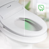 SmartBidet SB-1200 Advanced Electric Bidet Seat for Elongated Toilets with Remote Control (2 Types)