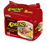 Paldo Koreno Hot Beef Noodle Soup, 100g, 5 Pack