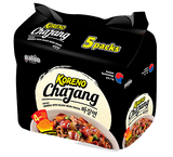 Paldo Koreno Black Bean Sauce (Chajang) Instant Noodle, 78g, 5 Pack