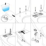 SmartBidet SB-1200 Advanced Electric Bidet Seat for Elongated Toilets with Remote Control (2 Types)