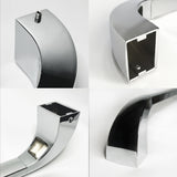 Bathroom Towel Bar – 20" Chrome-Finished Stainless Steel Wall Mount Rack with Mounting Kit – Rust-Resistant, Modern Design for Bathroom, Toilet, or Sink Area