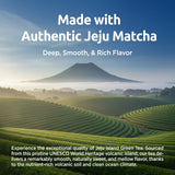 Coffee Bean Matcha Latte Sticks, 8 Single-Serve Packets – Made with Jeju Matcha for a Smooth, Balanced Green Tea Latte – Enjoy Hot or Iced