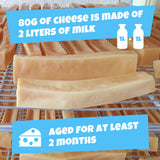 Swisscowers Cheese Crunchy Box for Small and Large Dogs, 350g - Made with 100% Swiss Milk, Lactose-free, Gluten-Free, No Preservatives
