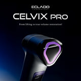 ECLADO Celvix Pro RF Facial Beauty Device, Dual-Angle 110° & 130° Ergonomic Head, 3 Custom Care Modes with LED Light Therapy, Professional Home Skincare Tool for Firm-Looking, Smooth-Looking Skin, Blue & White