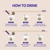 The Coffee Bean & Tea Leaf Earl Grey Vanilla Latte, 8 packets