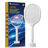 Battery-Powered Rechaegeable  Electric 2-in-1 Bug  Swatters & Zapper