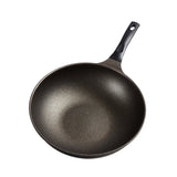 KOHAS Prime Titanium Stone Coating Wok Pan, Black (11.8