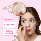 CATCH ME PATCH Esther Bunny Nose – Hydrocolloid Nose Strip for Overnight Spot & Pore Coverage, Ultra-Thin Waterproof Design, 10 Patches