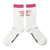 Michelo Learns DESIRE Let’s Rock 1 – Statement Socks / Unisex, White