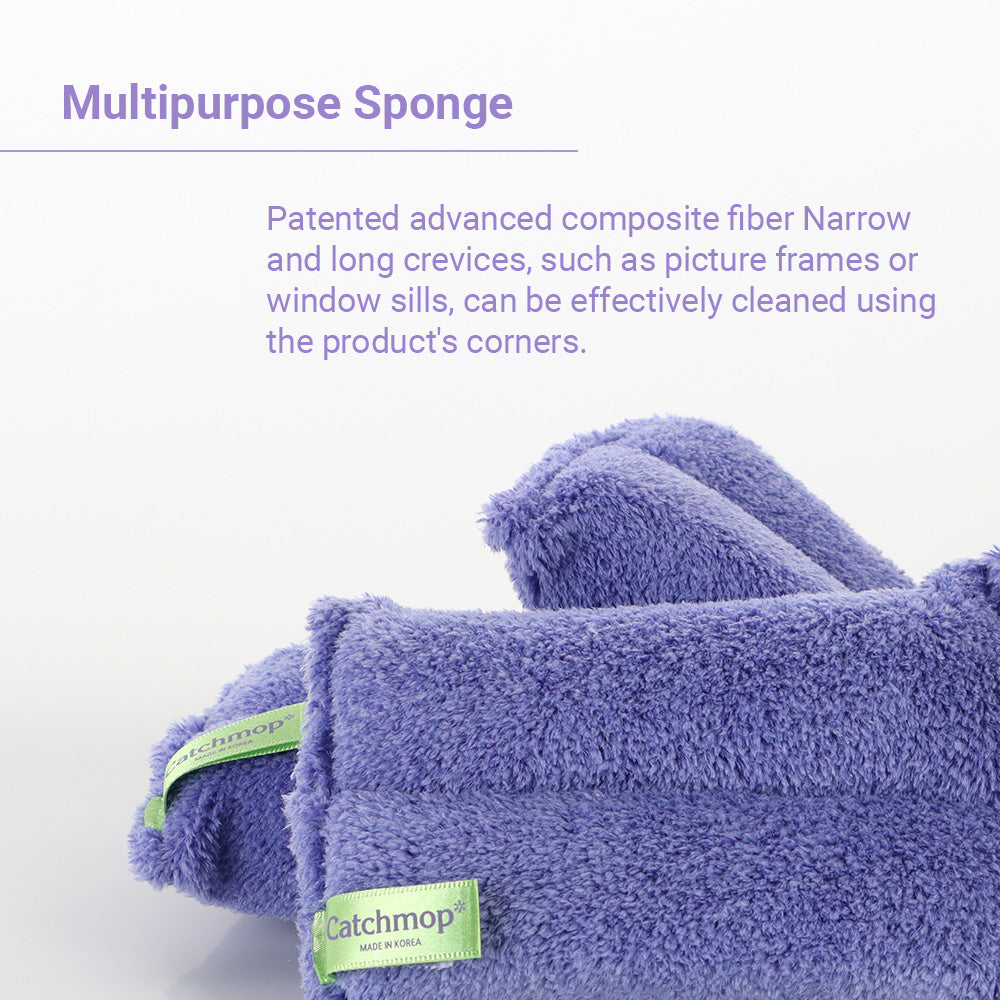 Multipurpose Sponge, Easy to wipe between frames of the windows  (3 sets)