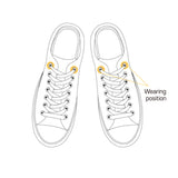 Honey Duck Silicone No Tie Shoelace Anchors - Lace Lock Clip, Fits All Shoelace for 2 Pairs of Shoes