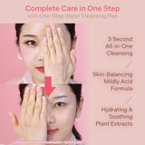 Soonsoojaa One-Step Water Cleansing Pad 370ml / 12.51fl.oz. (100pads) #3-Second Cleanse Without Water! Large Capacity Value Pack