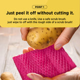 K-CORNSSIL PLA Potato Peeling Scrubber, 4pcs/pack