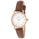 SIARGO SG-002 SWB Caper Collection 28mm Women’s Quartz Watch with Italian Leather Strap - 2 Colors