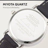 SIARGO SG-002 SWB Caper Collection 28mm Women’s Quartz Watch with Italian Leather Strap - 2 Colors