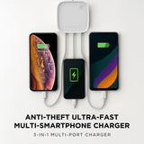 Anti-theft ultra-fast multi-smartphone charger (TC75)