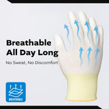 White Nylon Glove - White PU TOP coated XL(XL,L,M,S 4size)