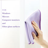 Window & Glass Cloth, Double-sided, Residue-free, Easy to clean (3 sets)