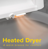 SmartBidet SB-1000WE Elongated Electric Bidet Seat w- Remote