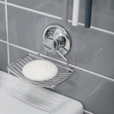 Spiderloc Suction Wire Soap Dish with a Suction cup and Stainless steel