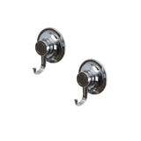 Spiderloc Suction Hook 2P with Suction cups and Chrome plated.