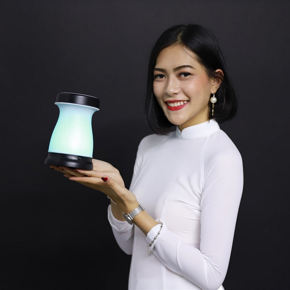 Wireless Charger with mood llight and wireless speaker (Color Therating B)