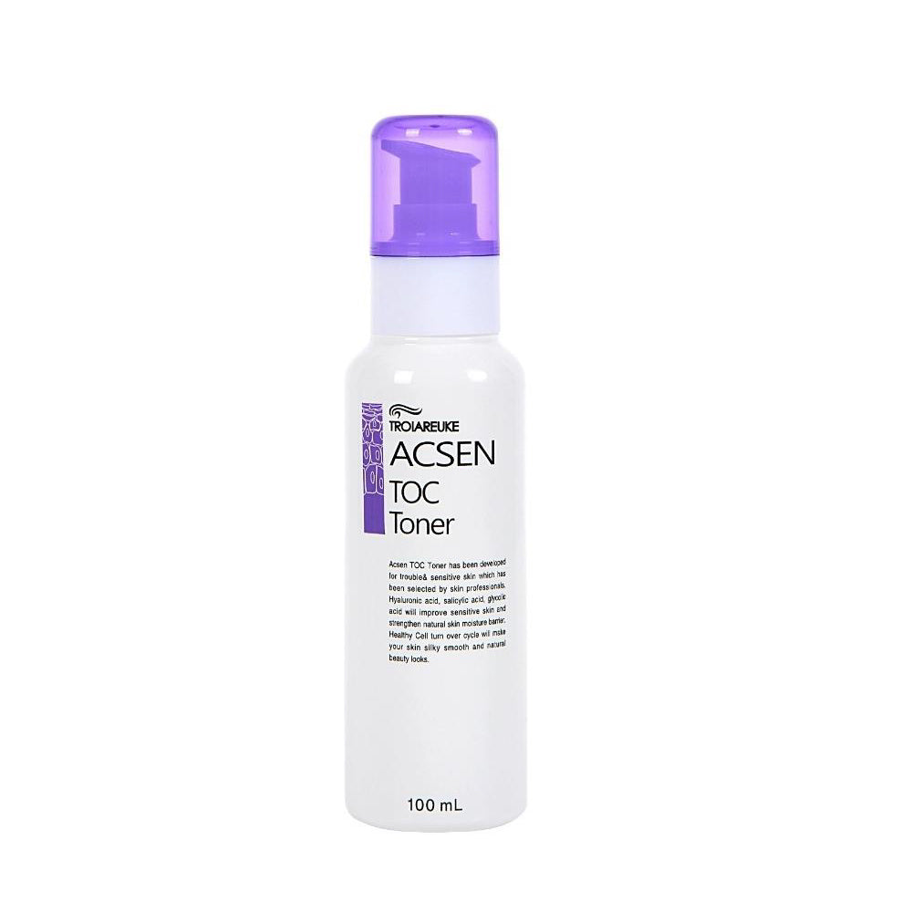 ACSEN TOC TONER Specially formulated for sensitive and oily skin, gives moisturizing and skin rebalancing effect.