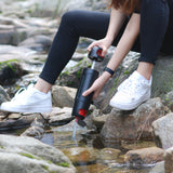 PURISOO - PORTABLE WATER PURIFIER BOTTLE (Military Green)