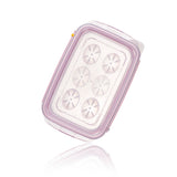 Easily Pop Out 1 Compartment Tray with Lid, Pink