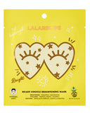 Lalarecipe Heart Goggle Brightening Mask 10pcs - Pineapple extract, pure Vitamin C, Brightening effect, Soothing care, Natural original Ingredients, Cooling Effects (10pcs) made in Korea