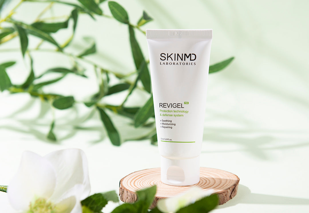 SKINMD LABORATORIES REVIGEL PRO protects outer layer of skin from irritants and toxins of external harmful environment