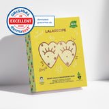 Lalarecipe Heart Goggle Brightening Mask 10pcs - Pineapple extract, pure Vitamin C, Brightening effect, Soothing care, Natural original Ingredients, Cooling Effects (10pcs) made in Korea