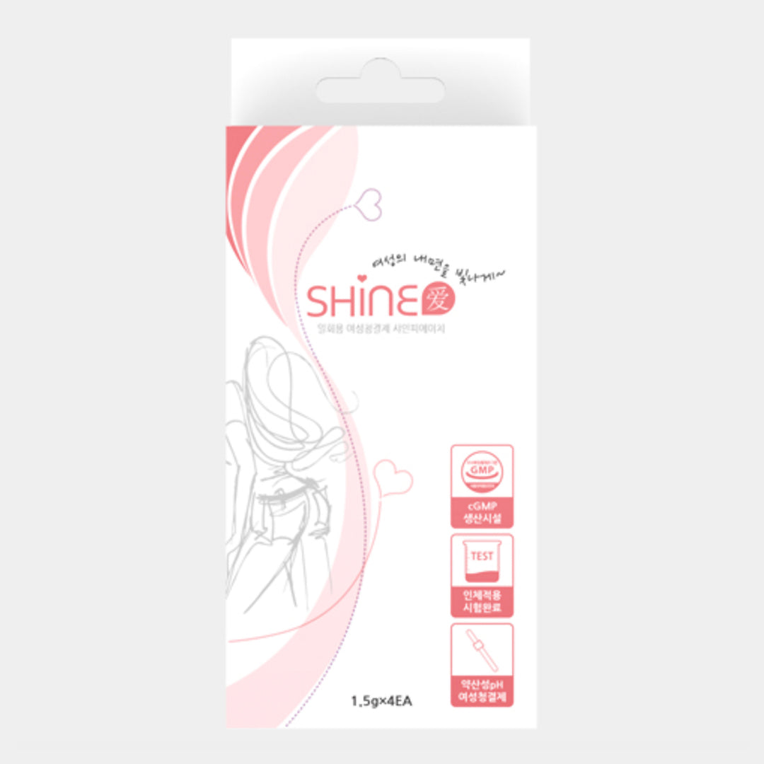 SHINEPH 12EA-Pkg-Patented Disposable Feminine Cleanser, Completed 6 Clinical Test, Moisture Gel-Type, Natural Ingredients