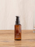 Hair essence with a floral peach scent- Naturally derived 9 oil blends effectively repair split ends while restoring and adding shine to the cuticle.
