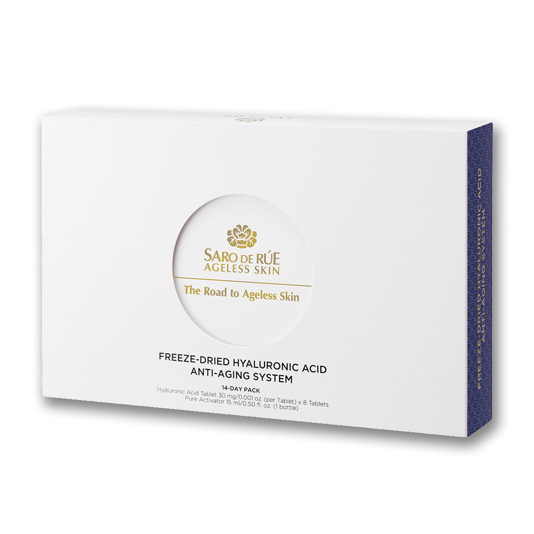 Saro de Rue Freeze-dried Hyaluronic Acid Anti-aging System (14-Day Pack)