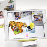 AR land pre-educational card, interactive 3D learning tool with five series of congitive cards (Large)
