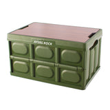 Portable Camping Table, Foldable, Stackable, Weather Resistant, Strong with Storage Space for Camping, BBQ, Party, Fishing, Picnic and Beach. Basic Type (Olive Green Color)