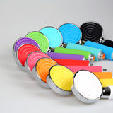Colorful handheld shower head with silicone grip 10 colors