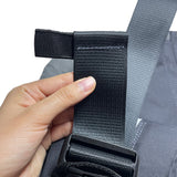 ATTRACTIME Toddler Side Shoulder Sling Bag, 3D Cotton Mesh Ergonomic Carrier for Baby, Lightweight Hassle Free Portable Hip Seat Holder for All Seasons for Mom Dad, Made in Korea