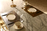 VERNOX Kitchen Non-Slip Stainless Steel Table Mat (L) Silver