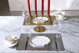 VERNOX Kitchen Non-Slip Stainless Steel Table Mat (L) Gold