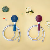 Colorful handheld shower head with silicone grip 10 colors