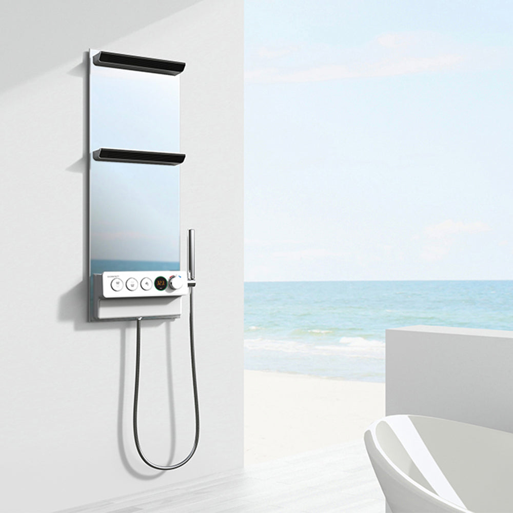 The completely new design like never before! Smart eco-friendly shower system that applies new  technology; Smart Shower - Canvas