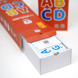 Pre-school AR English learning tool with app and alphabet card