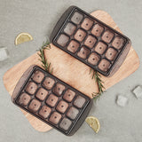 Easily Pops Out 15,24 Compartments Ice Cube Tray