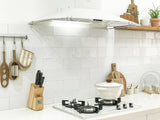 VER Q DIY Kitchen Wall Metal Tile White